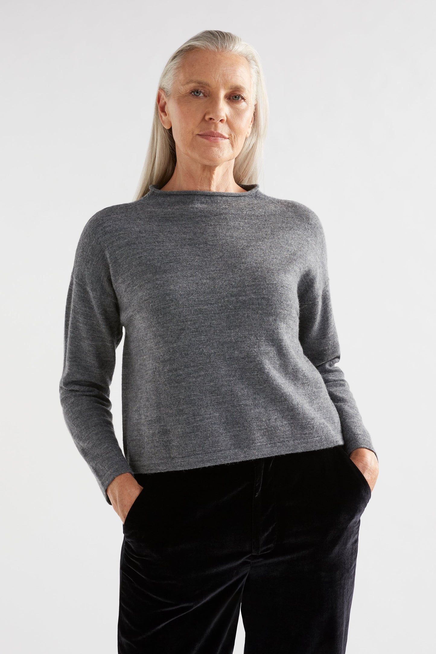 Elk The Label - Pirata Sweater - Mid Grey Heather