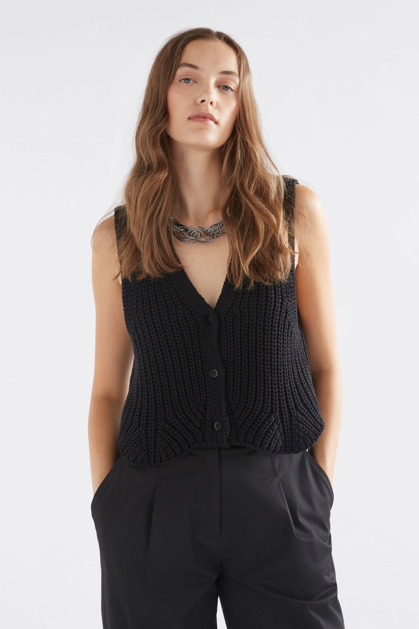 Elk The Label - Kupa Knit Vest - Black