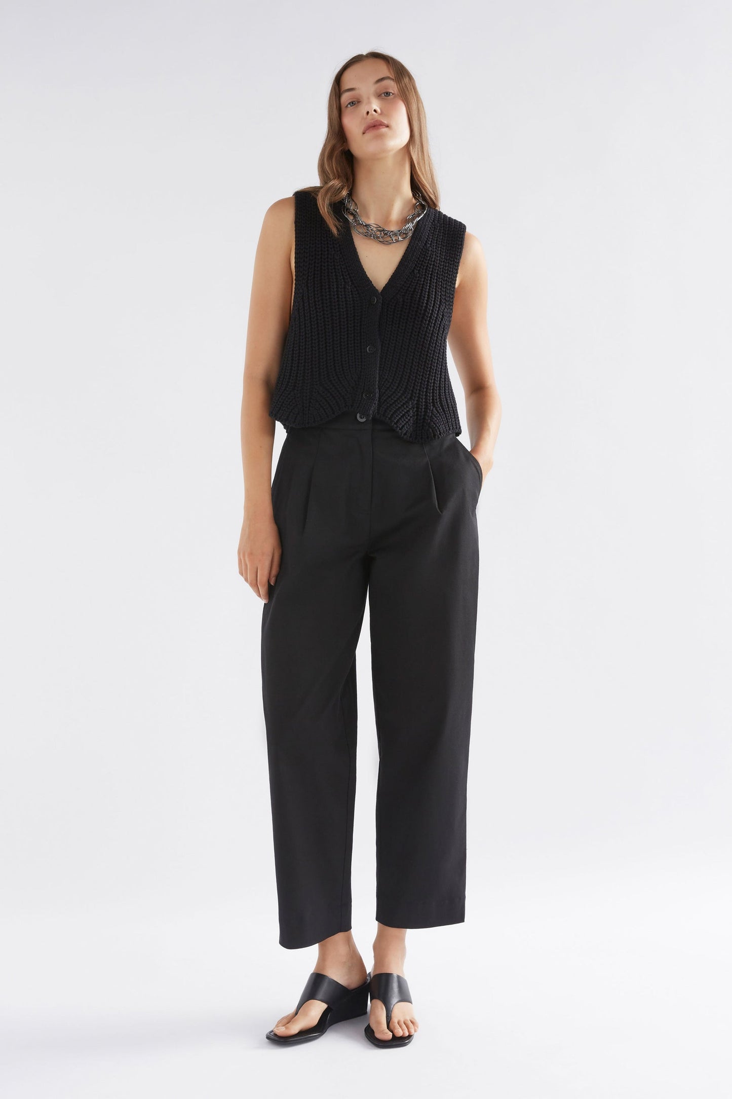 Elk The Label - Kupa Knit Vest - Black