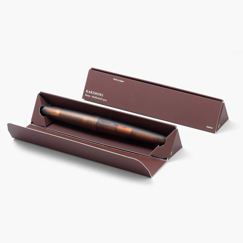 Kakimori - Frost Rollerball Pen - Amber