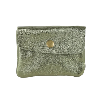 Maison Fanli - Coin Purse - Metallic Khaki