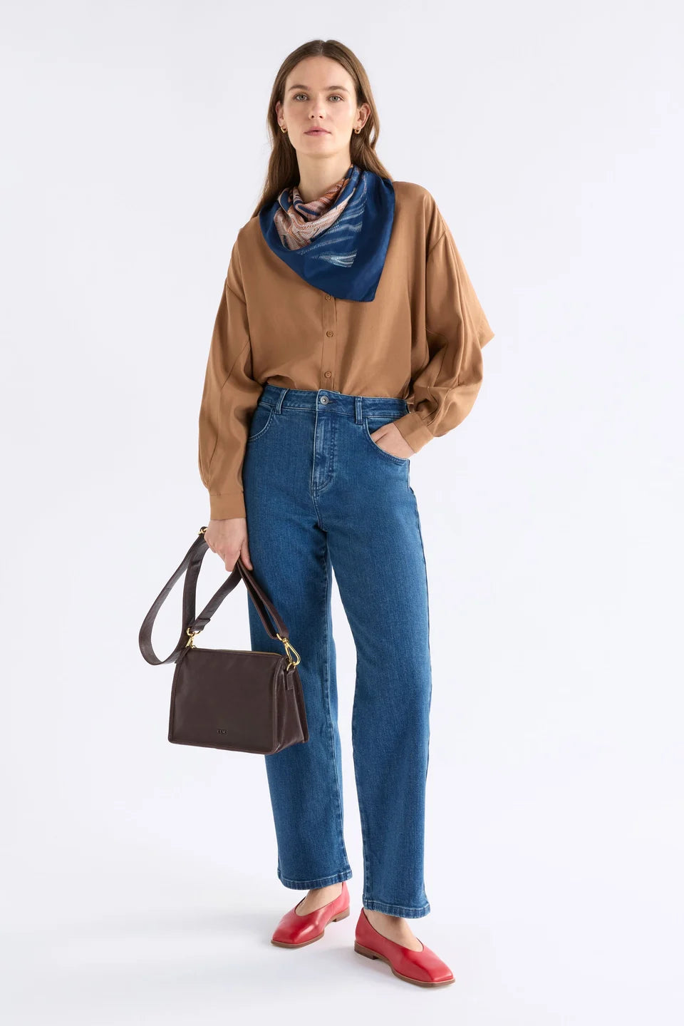 Elk The Label - Halben Crossbody Bag - Espresso