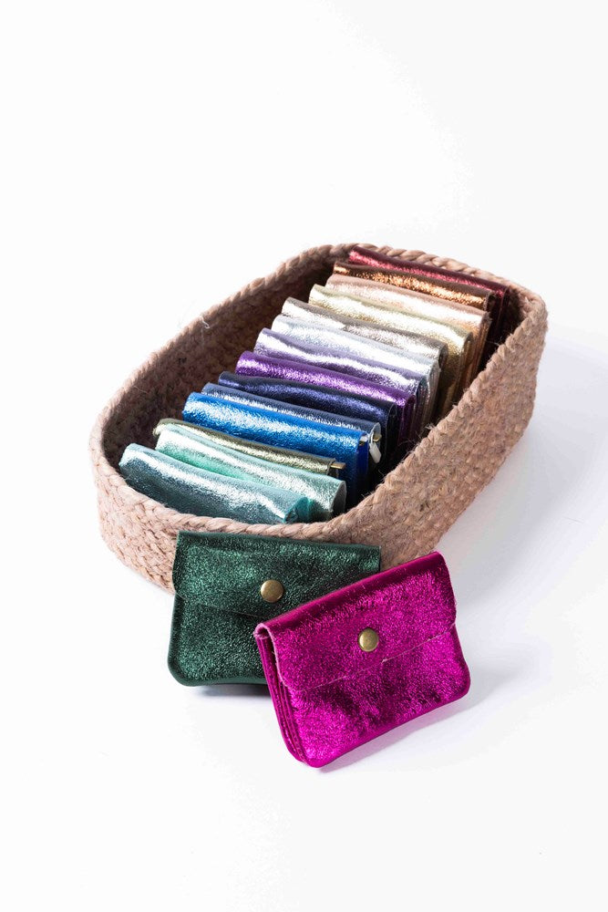 Maison Fanli - Coin Purse - Metallic Green