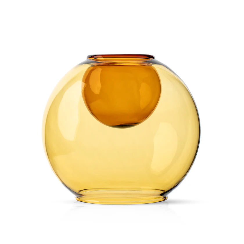 Studio Milligram - Bubble Aqua Vase - Yellow/amber