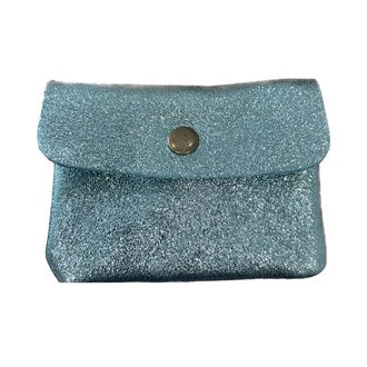 Maison Fanli - Coin Purse - Metallic Aqua