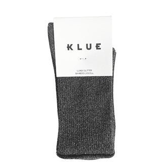 Klue - Glitter Lurex Socks - Grey