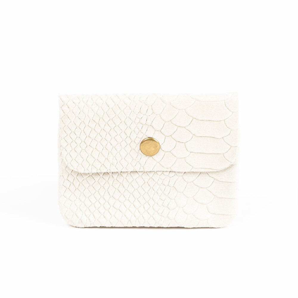 Maison Fanli - Snake Coin Purse - Cream