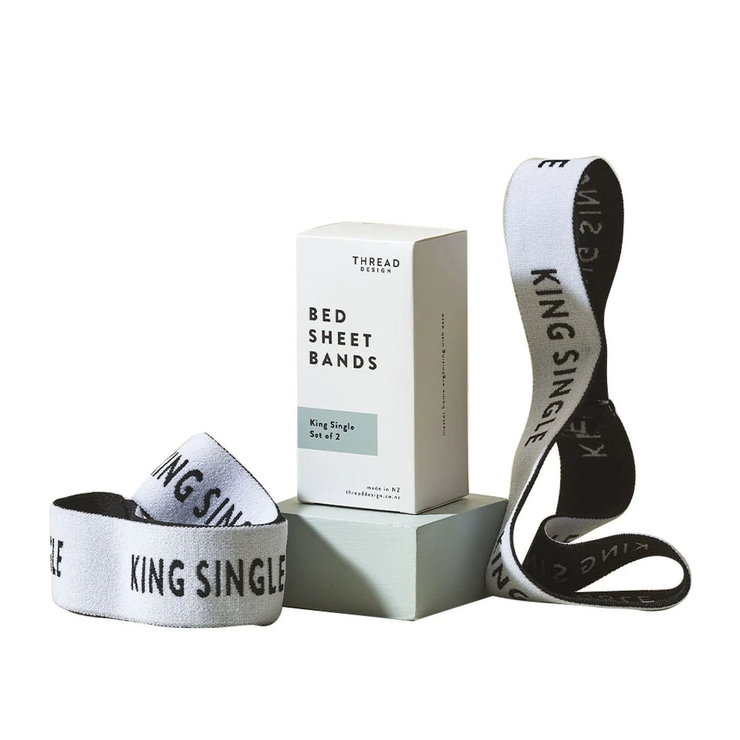Thread Design - Bed Sheet Bands - (set Of 2)