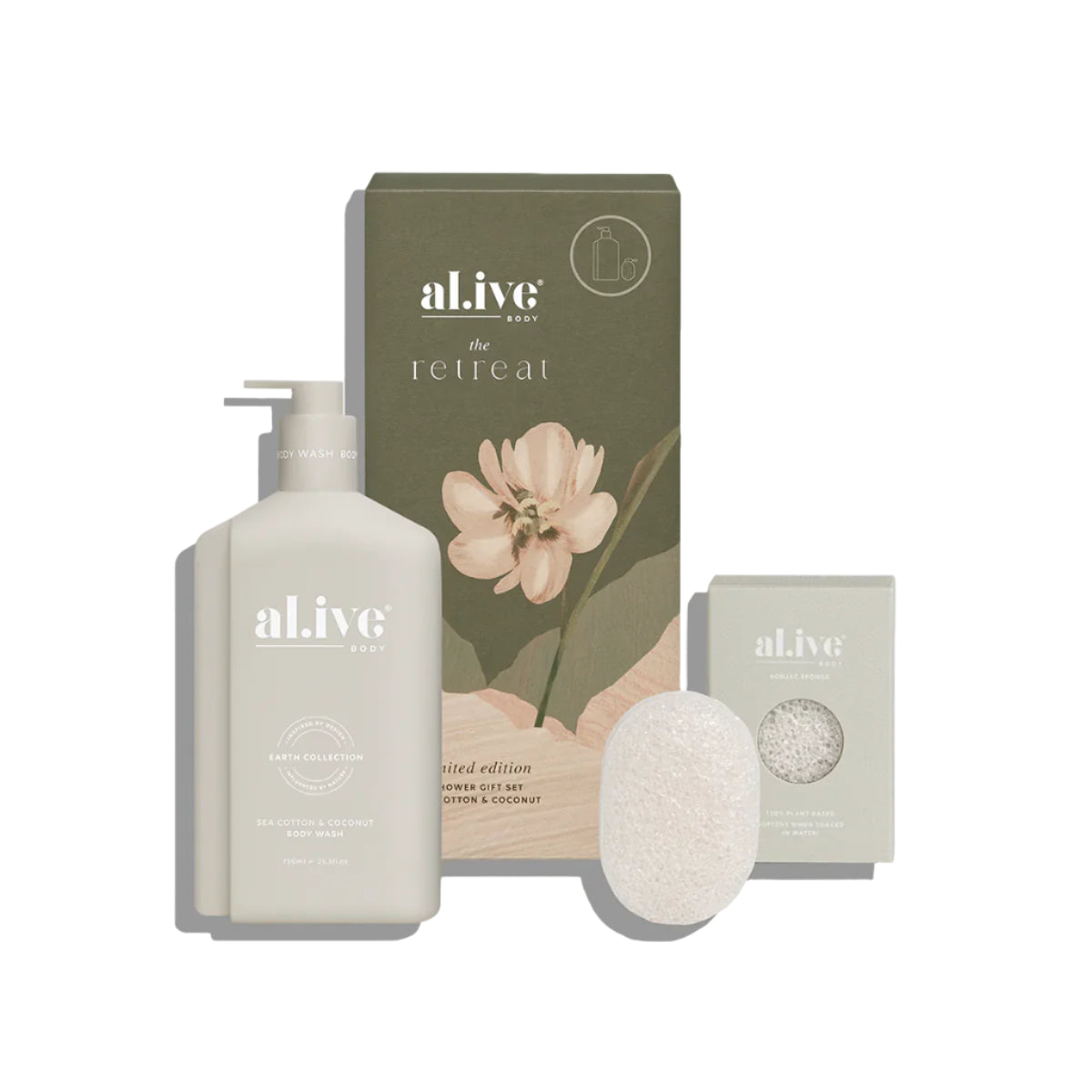 Al.ive - Shower Gift Set - Sea Cotton & Coconut