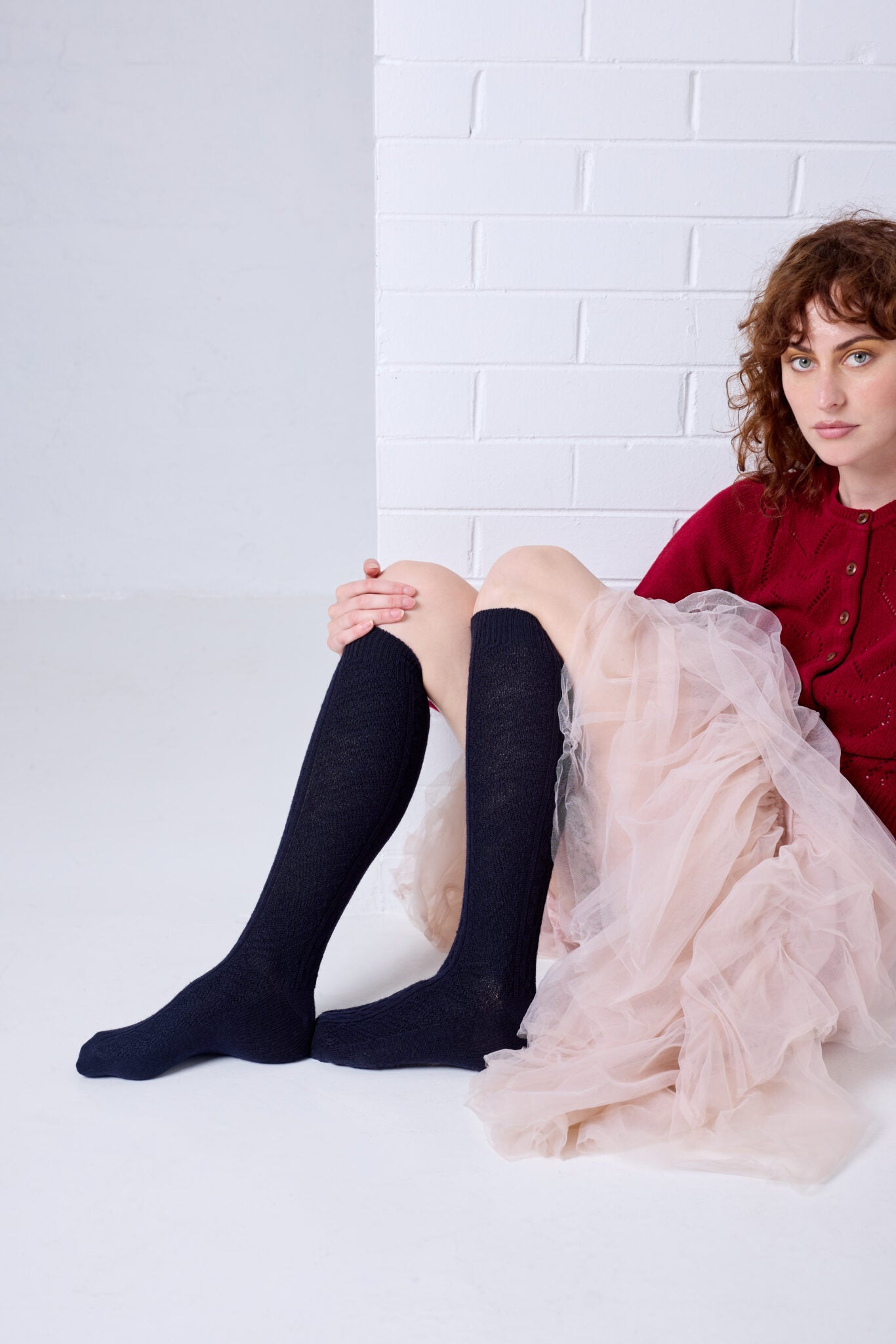 Tightology - Merino Wool Socks - Vintage- Midnight - One Size