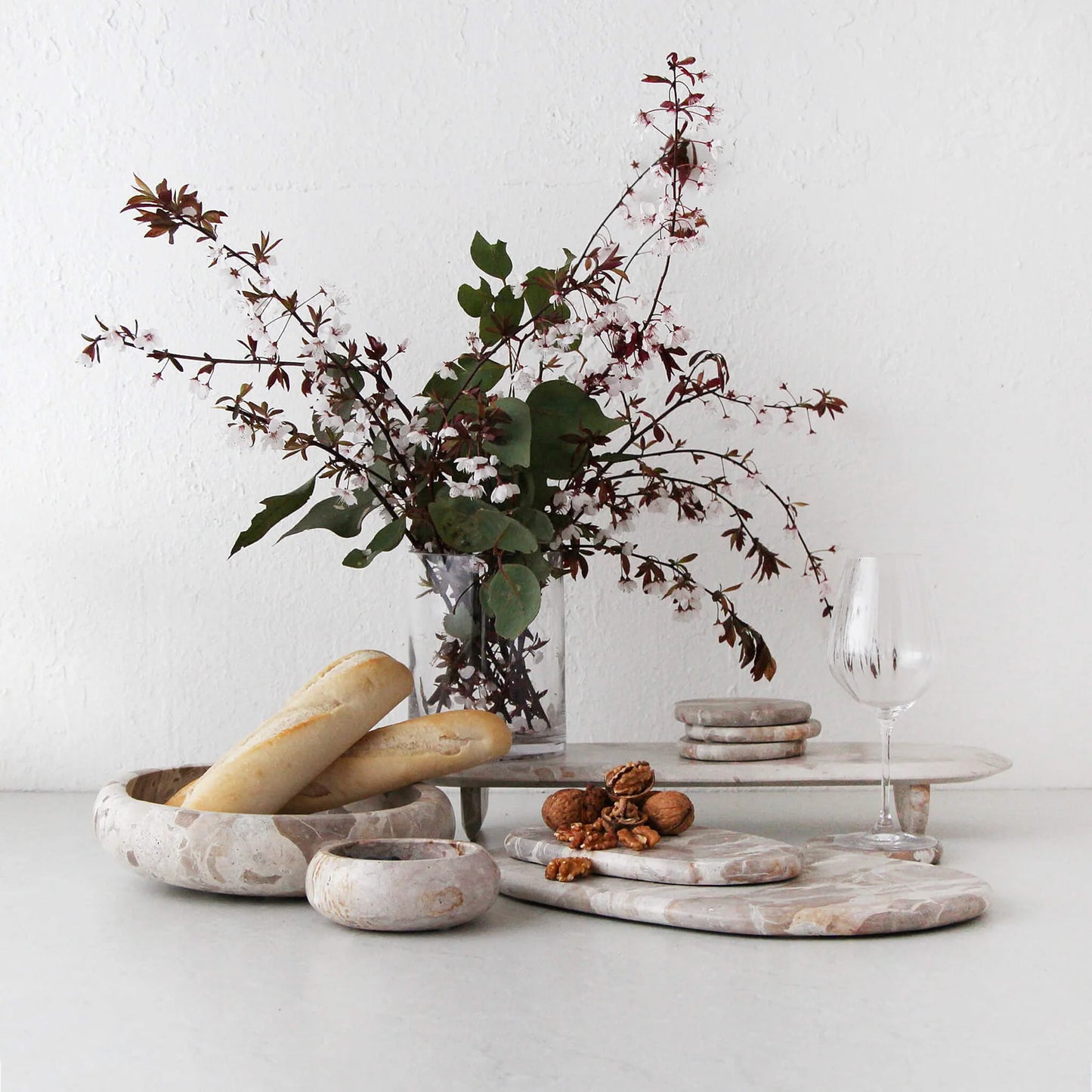 Casa - Xena Coasters - Set Of 4 - Taupe