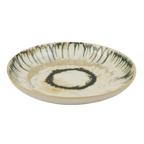 Casa - Manila Ceramic Shallow Bowl - 35x4.5cm - Blue