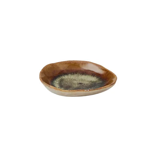 Casa - Mia Ceramic Dish - 12cm X 11cm - Toffee
