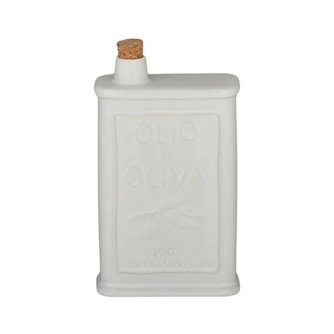 Assemble - Olio Ceramic Oil Bottle - 12 X 6 X 22cm - Ivory