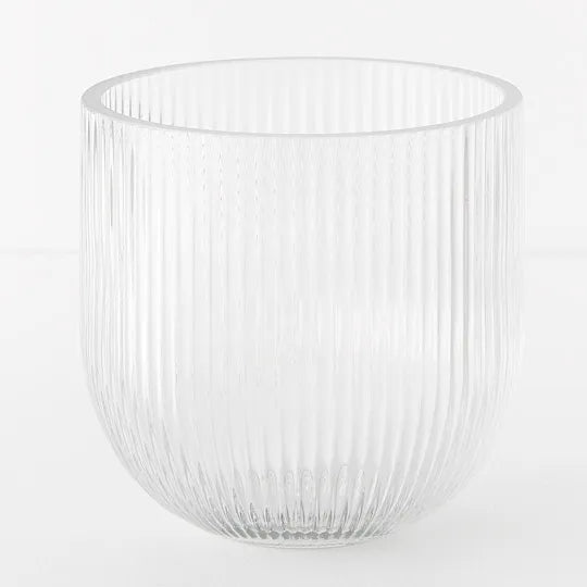 Ripple Bell Vase - 15cm X16cmd - Clear