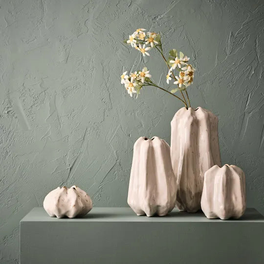 Rastina Vase - Large- 34cm X 19cm - Ivory