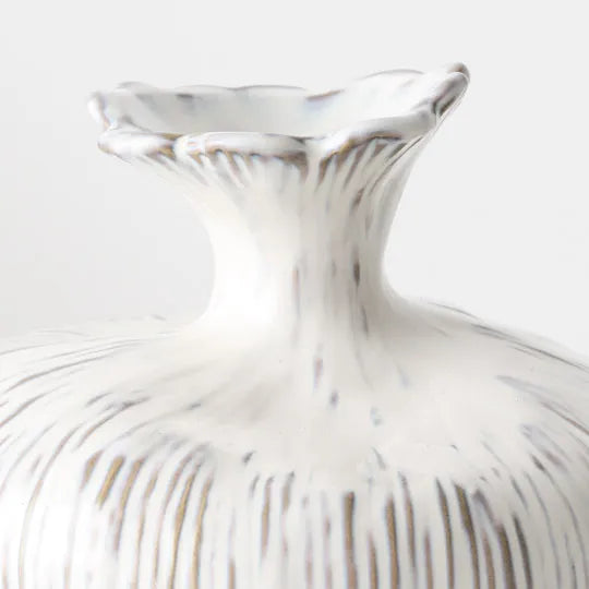 Floral Interiors - Karluka Vase - 20cm X 20cm - Cloud