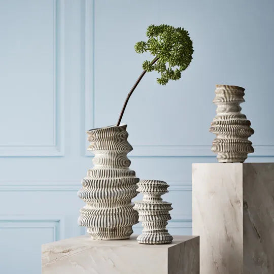 Orane Vase - Lg -38cm X 21cm - Cloud