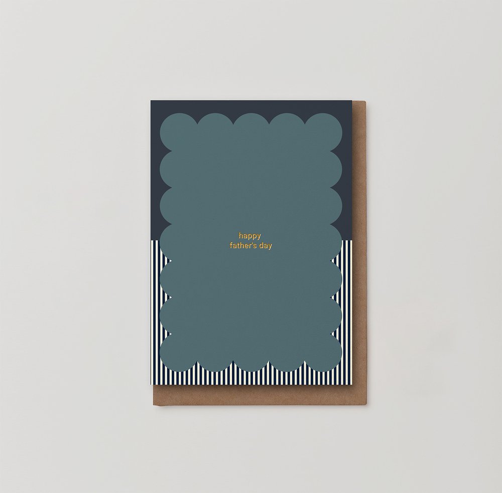 Kinshipped - Happy Fathers Day - Foiled - Greeting Card