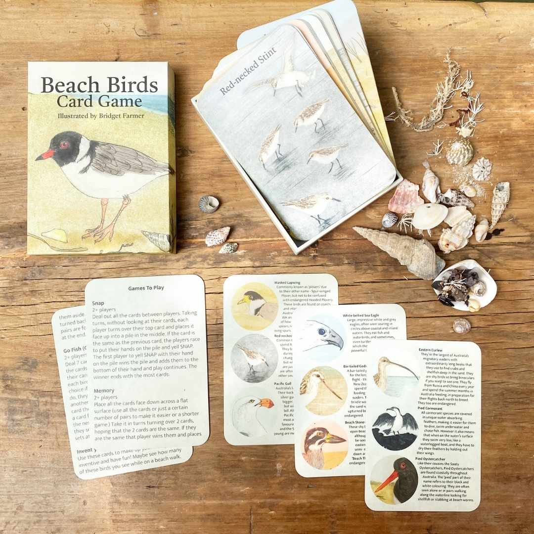 The Beach Birds - Card Game By Bridget Farmer