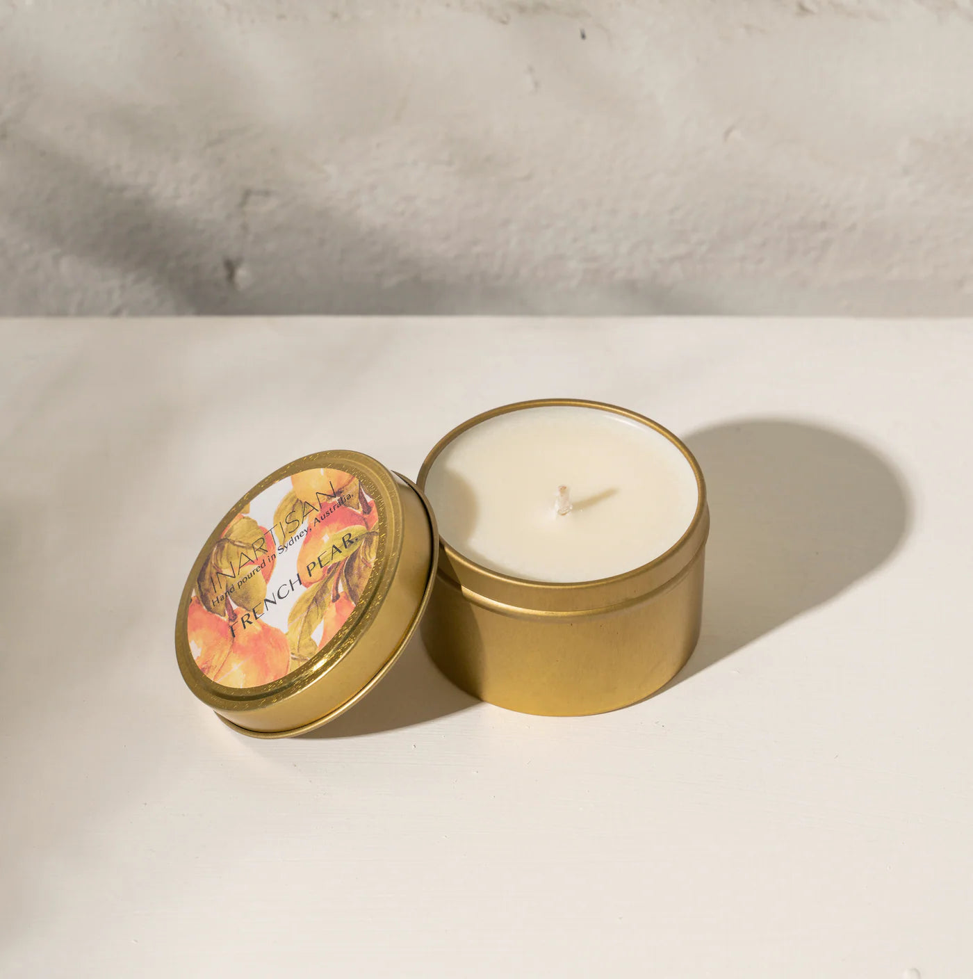 Inartisan - Soy Candle In Travel Tin - French Pear