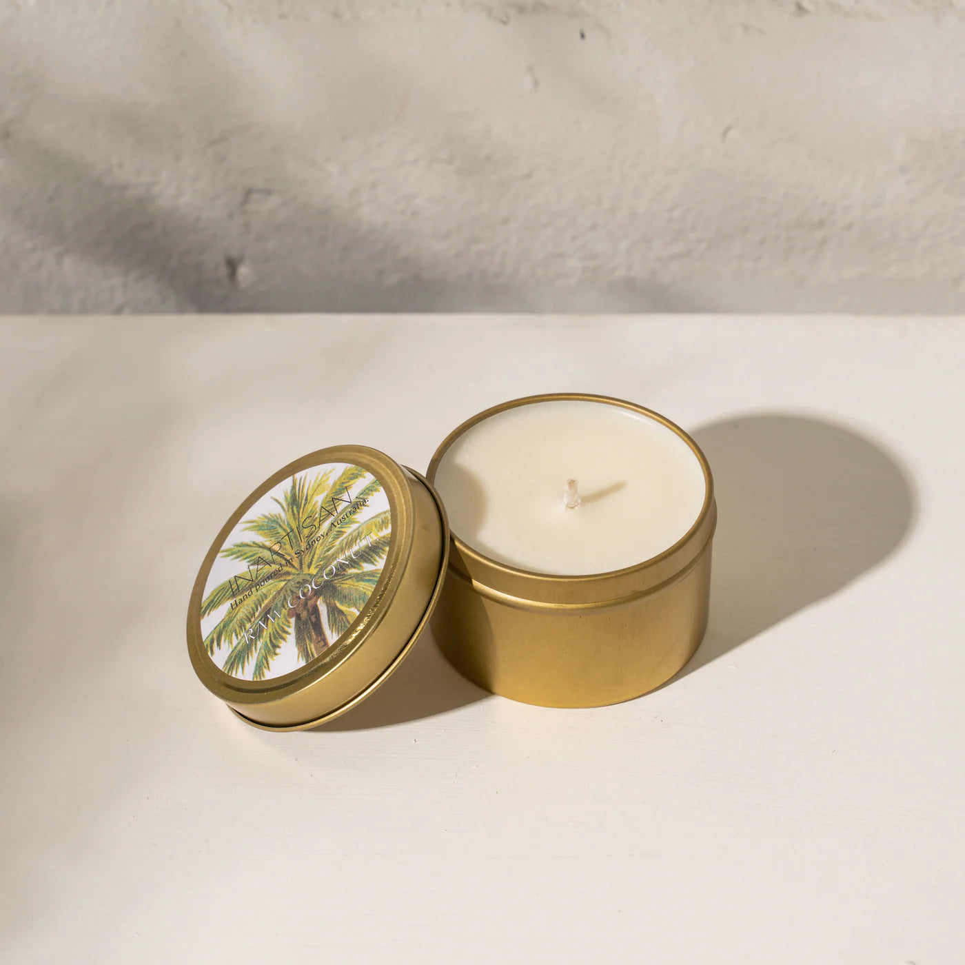 Inartisan - Soy Candle In Travel Tin - Raw Coconut