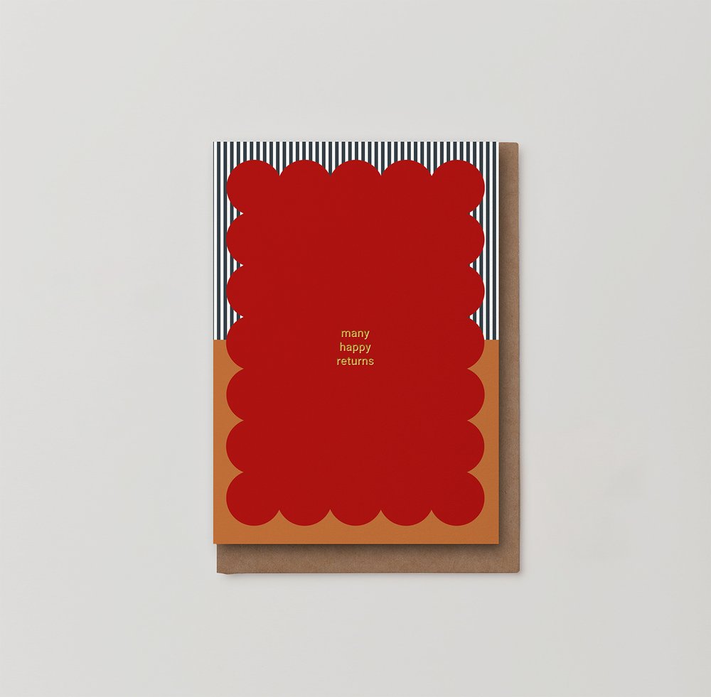 Kinshipped - Many Happy Returns - Foiled - Greeting Card