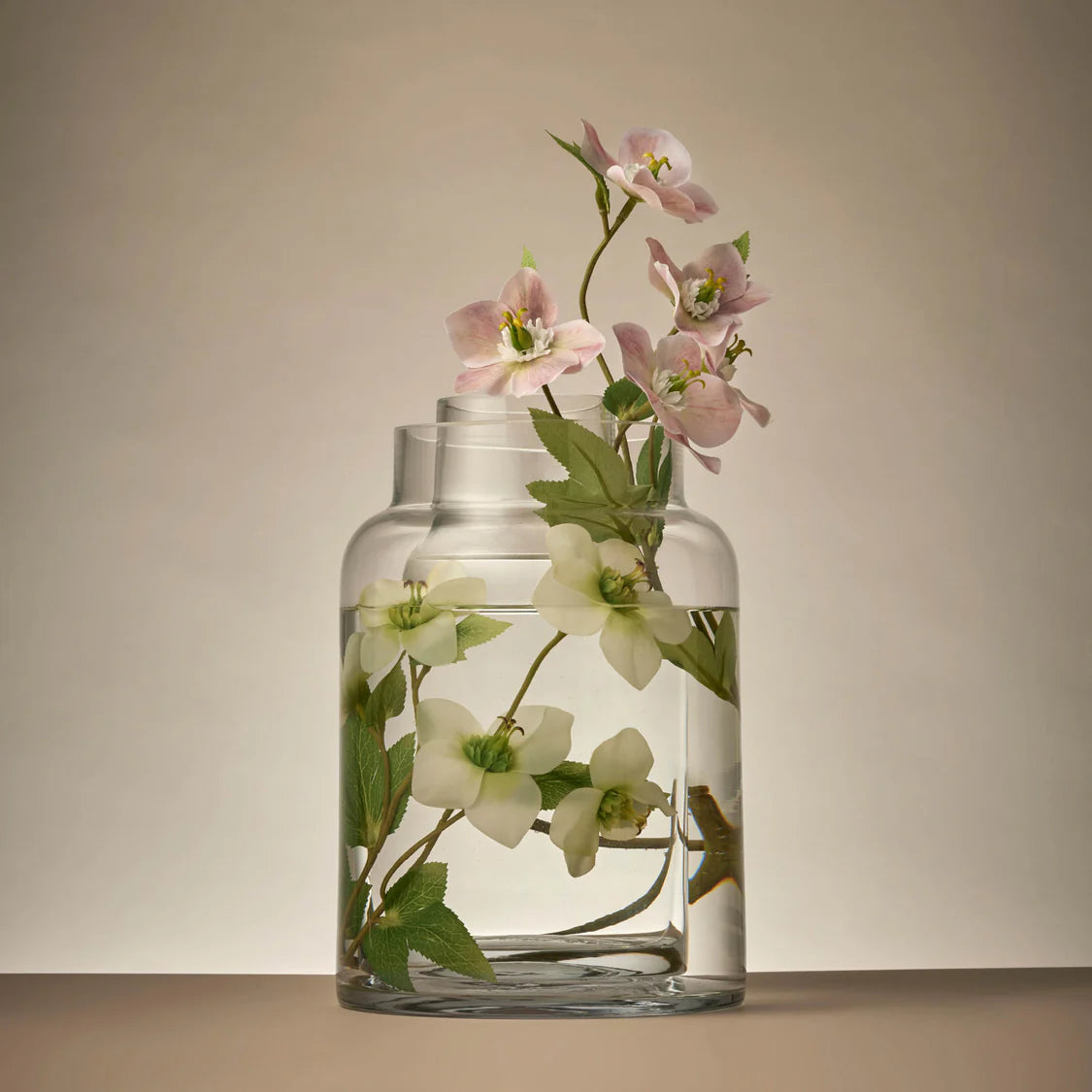 Rachel Vase - 11 X 11 X 25cm - Clear