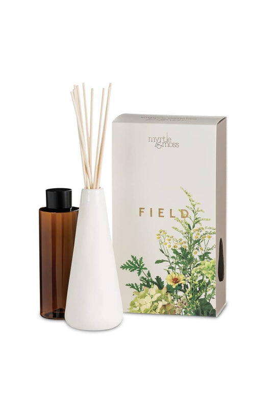 Myrtle & Moss - Botanical Diffuser - Field - White