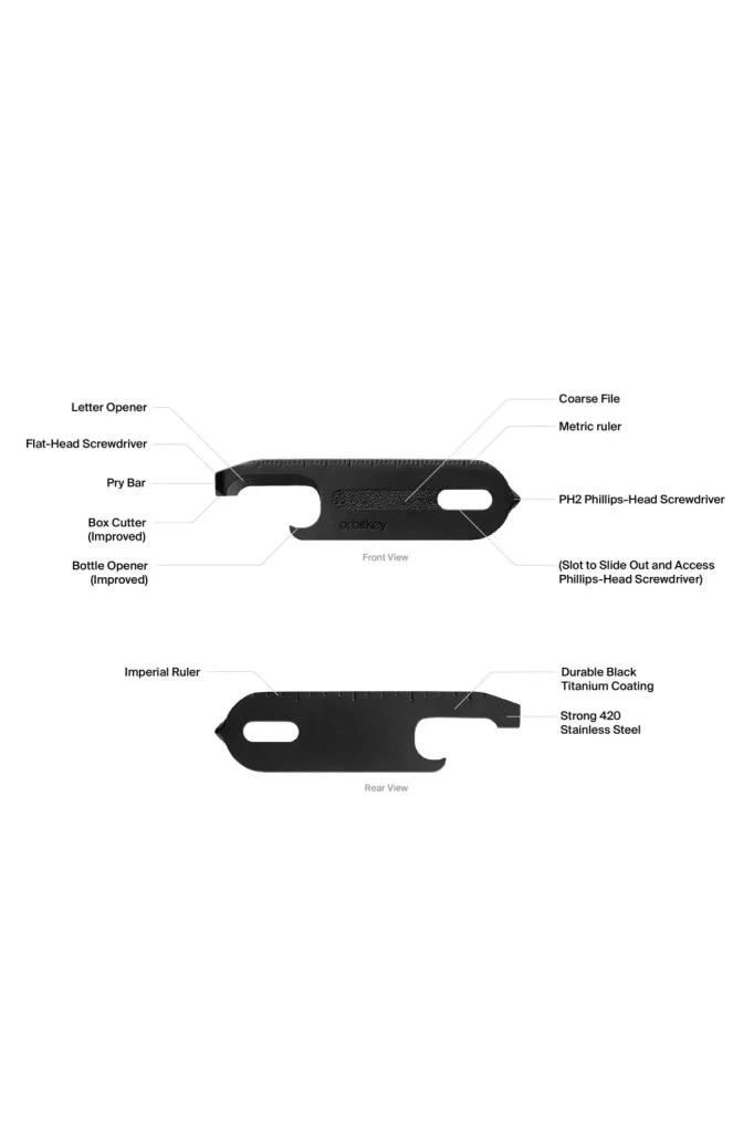 Orbitkey - Leather Key Organiser + Multitool V2
