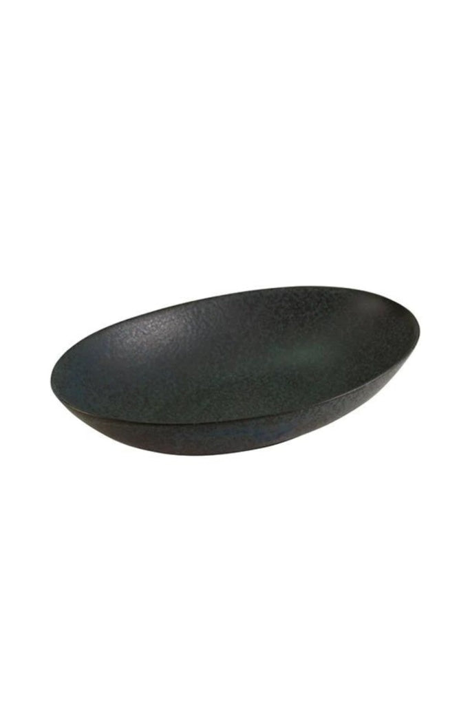 Concept Japan - Long Oval Bowl Wabisabi Black Kitchen & Dining