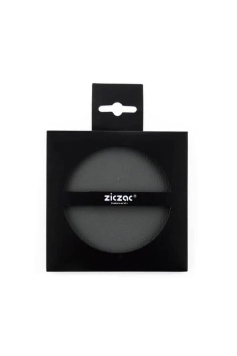 ZICZAC COASTERS - SET OF 4 - GREY - Tempted Kensington