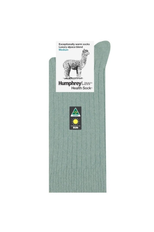 Humphrey Law - Socks Alpaca Wool Blend Lichen Sml