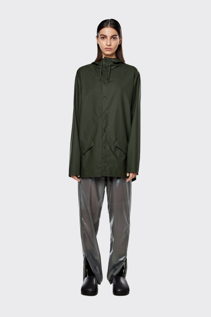 Rains - Jacket Green Apparel & Accessories > Clothing Outerwear Coats Jackets