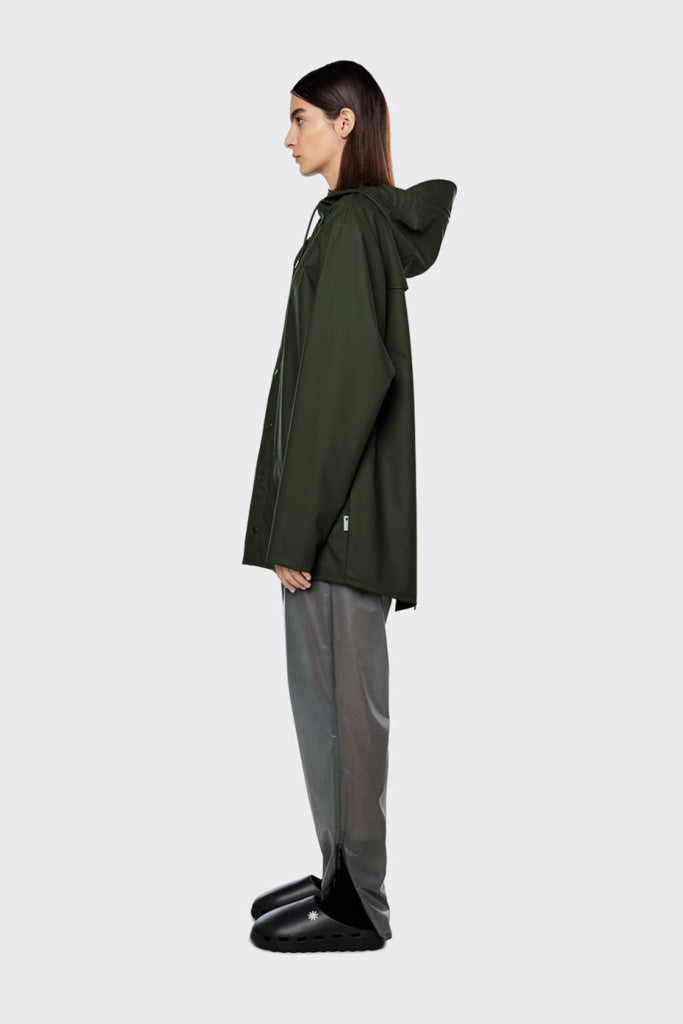 Rains - Jacket Green Apparel & Accessories > Clothing Outerwear Coats Jackets
