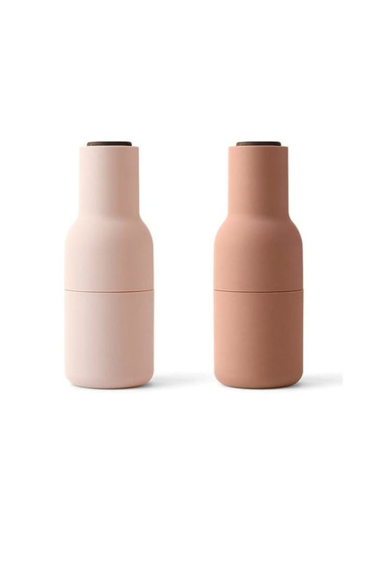 MENU - SALT & PEPPER BOTTLE GRINDERS (SET OF 2) - NUDES & WALNUT