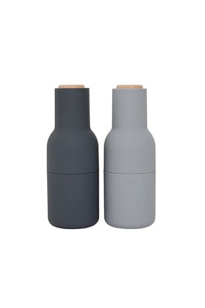 MENU - SALT & PEPPER BOTTLE GRINDERS (SET OF 2) - COOL GREY & BEECH