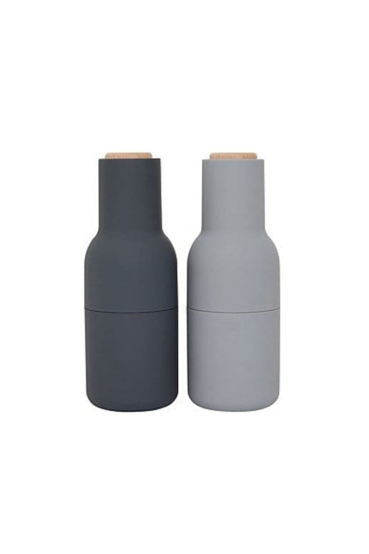 MENU - SALT & PEPPER BOTTLE GRINDERS (SET OF 2) - COOL GREY & BEECH
