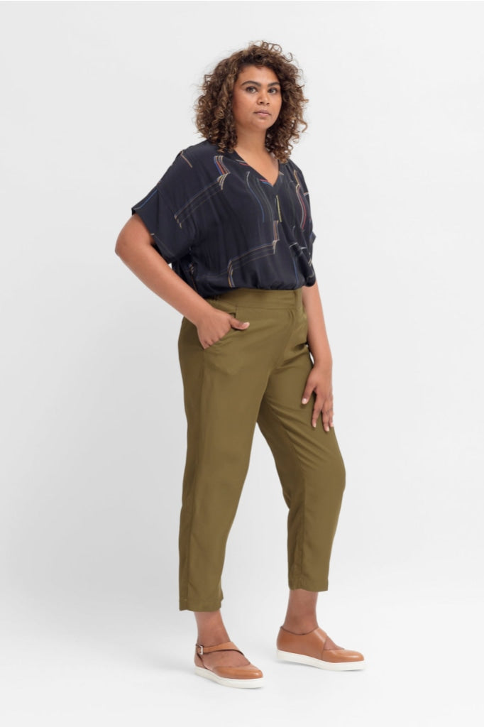 Elk The Label - Kiiltava Pant Olive