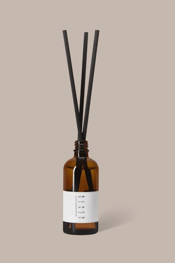 BLACK BLAZE - NATURAL FRAGRANCE DIFFUSER - VETIVER & FIG