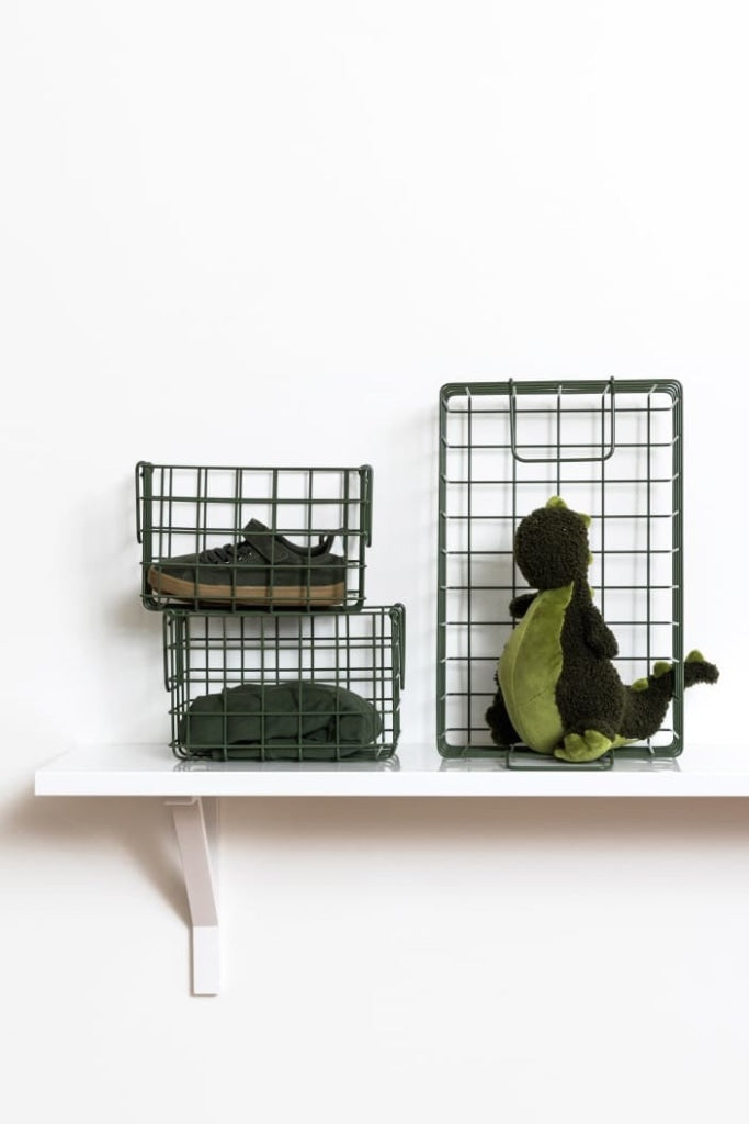 MUSTARD MADE - SET OF 3 BASKETS IN OLIVE - Tempted Kensington