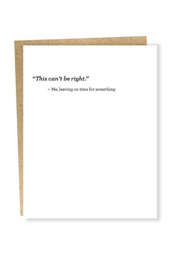 SAPLING PRESS - ON TIME CARD