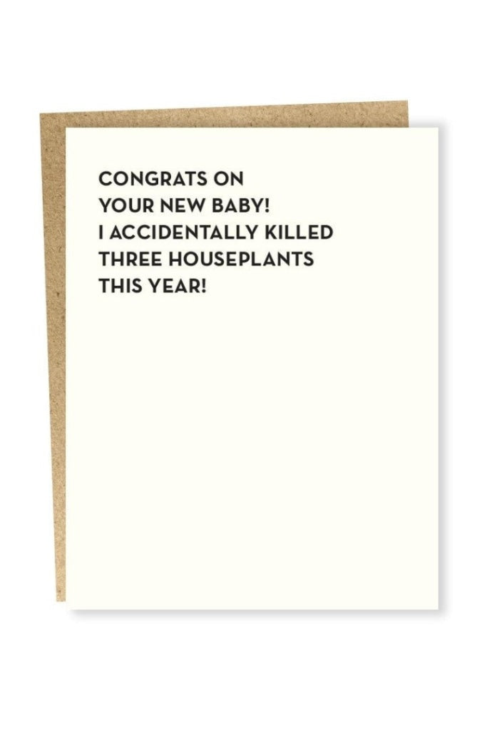 SAPLING PRESS - HOUSEPLANTS CARD