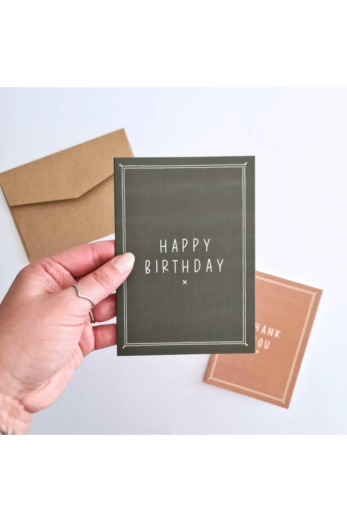 IN THE DAYLIGHT - HAPPY BIRTHDAY EUCALYPTUS - GREETING CARD - Tempted Kensington