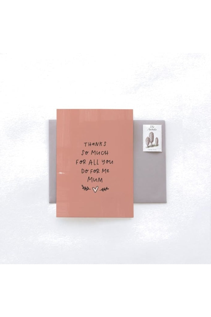 IN THE DAYLIGHT - MOTHERS DAY - THANKS MUM - GREETING CARD - Tempted Kensington