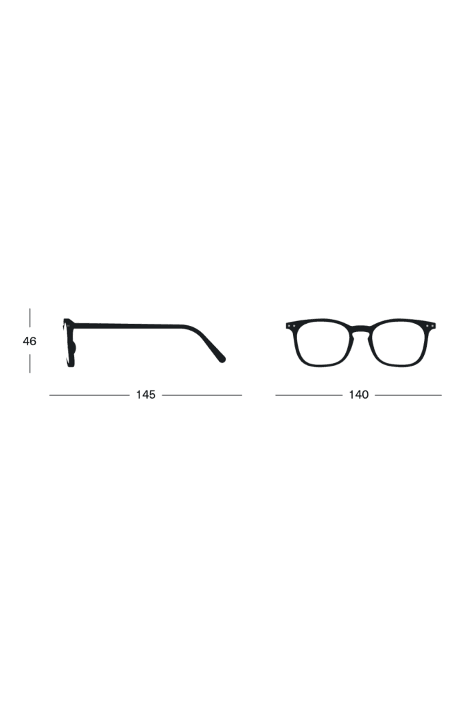 Izipizi - Reading Collection E Black