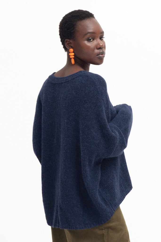 Elk The Label - Agna Sweater Steel Blue Apparel & Accessories > Clothing Shirts Tops Jumper