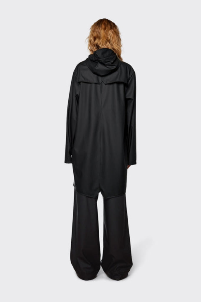 Rains - Long Jacket Black Apparel & Accessories > Clothing Outerwear Coats Jackets