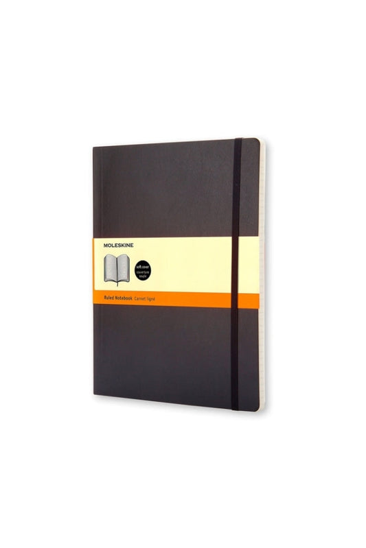 Moleskine - Classic Soft Cover Notebook Xlarge Black / Ruled