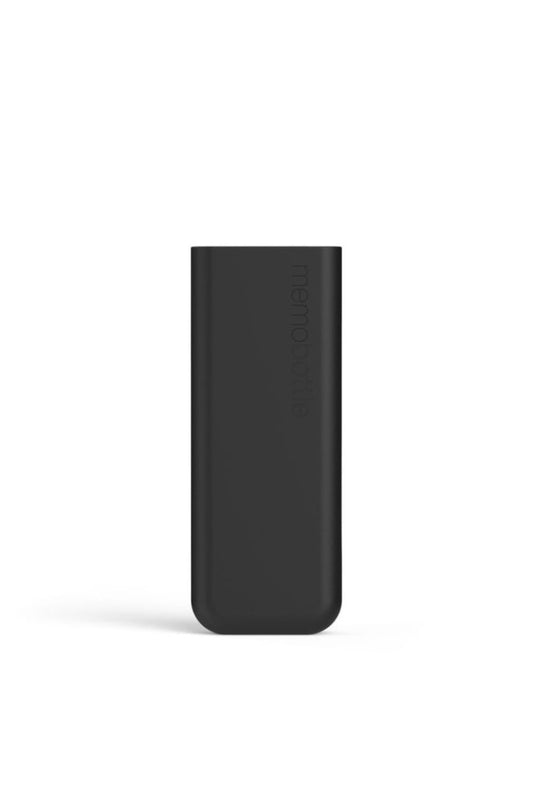 MEMOBOTTLE - SLIM SILICONE SLEEVE - BLACK